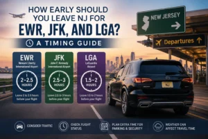 How Early to Leave NJ for EWR, JFK & LGA
